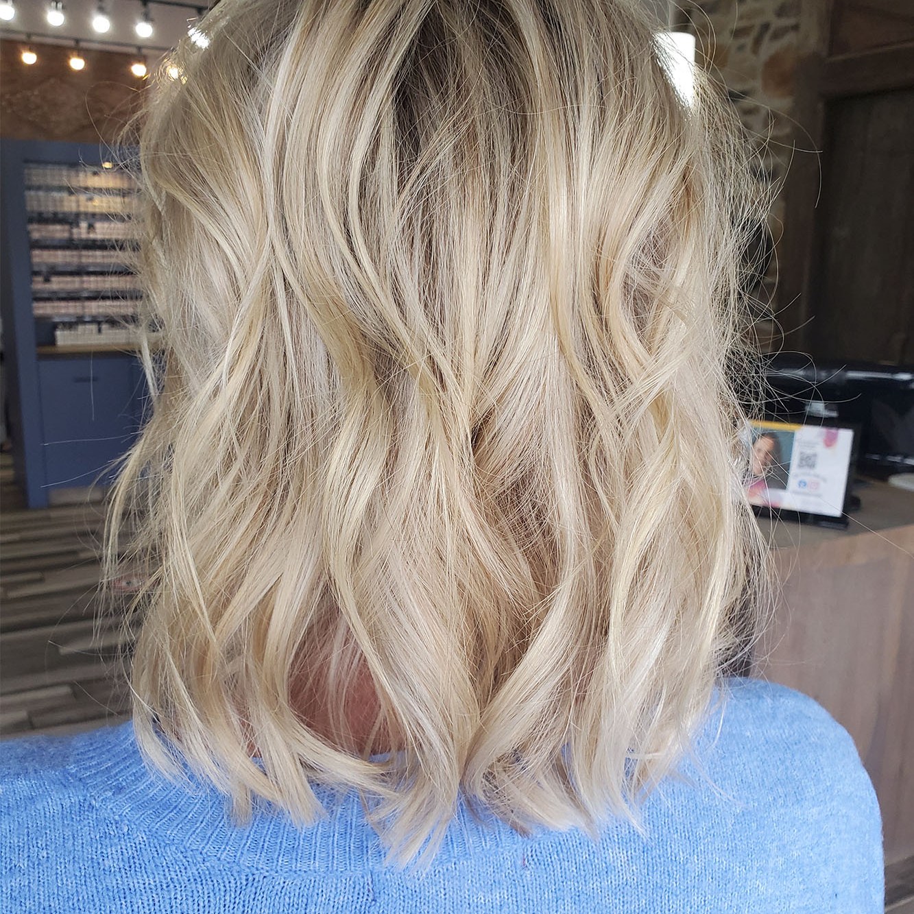 Full head of highlights